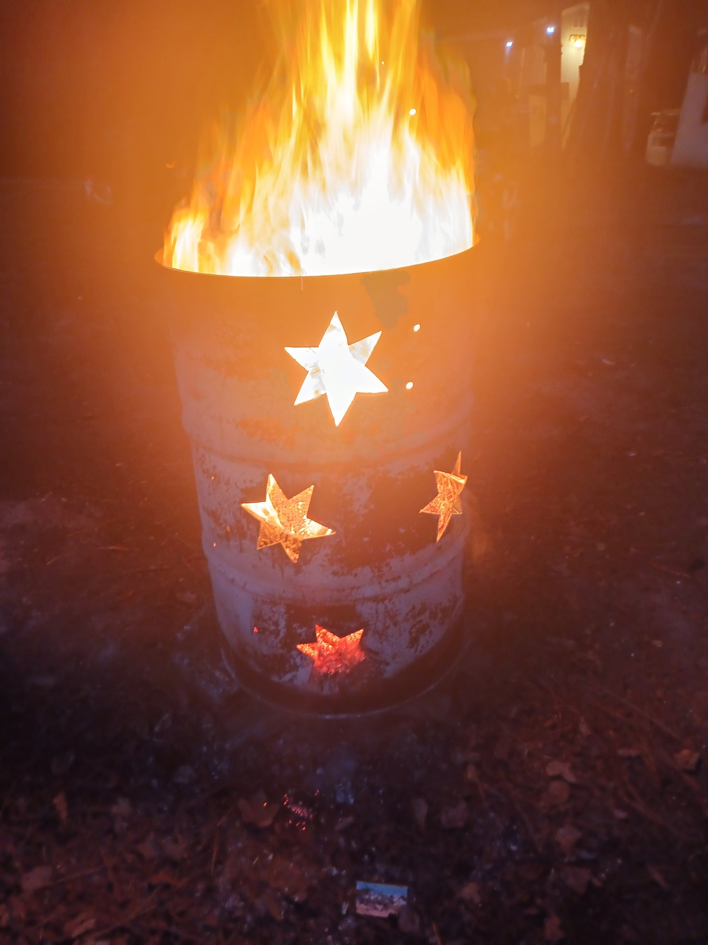 Star burn barrel